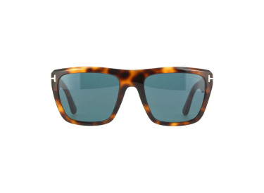 Tom Ford FT1077 53V Havana/Blue
