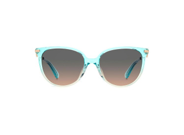 Kate Spade KRISTINA/G/S 0IWB FF Green to Pink Gradient/Gold/Grey Gradient Fuchsia