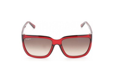 Salvatore Ferragamo SF1018S 655 Transparent Wine/Brown Gradient