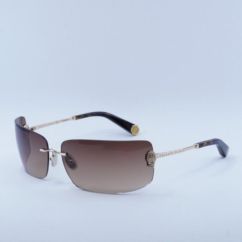 Philipp Plein SPP027S Rectangle Sunglasses