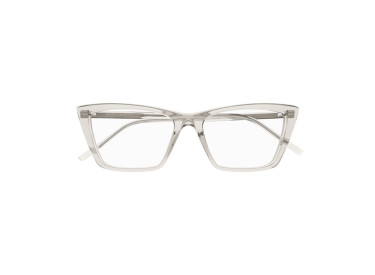 Saint Laurent SL737 MICA THIN OPT 004 Transparent Beige/Transparent AR 54mm