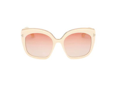 Tom Ford FT0944 25T Shiny Ivory with Rose Gold/Gradient Bordeaux