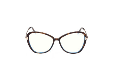 Tom Ford FT5769-B 052 Dark Havana/Clear Blue Light Block 56mm