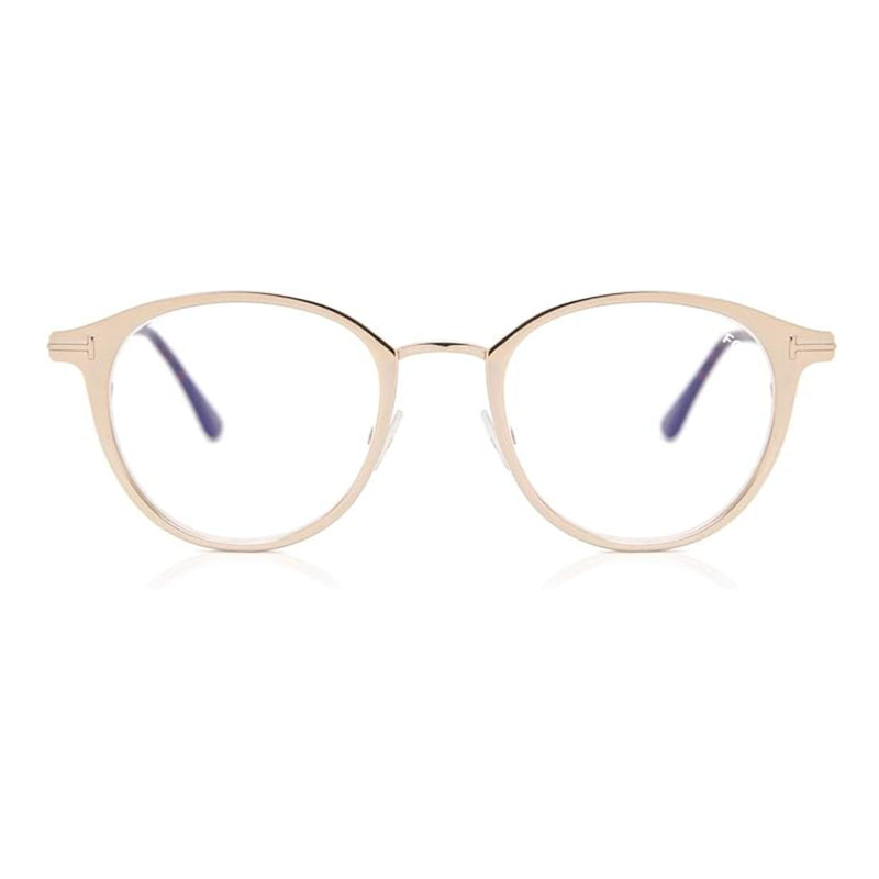 Tom Ford FT5528-B Round Eyeglasses