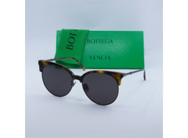 Bottega Veneta BV0133S 002 Dark Havana/Grey