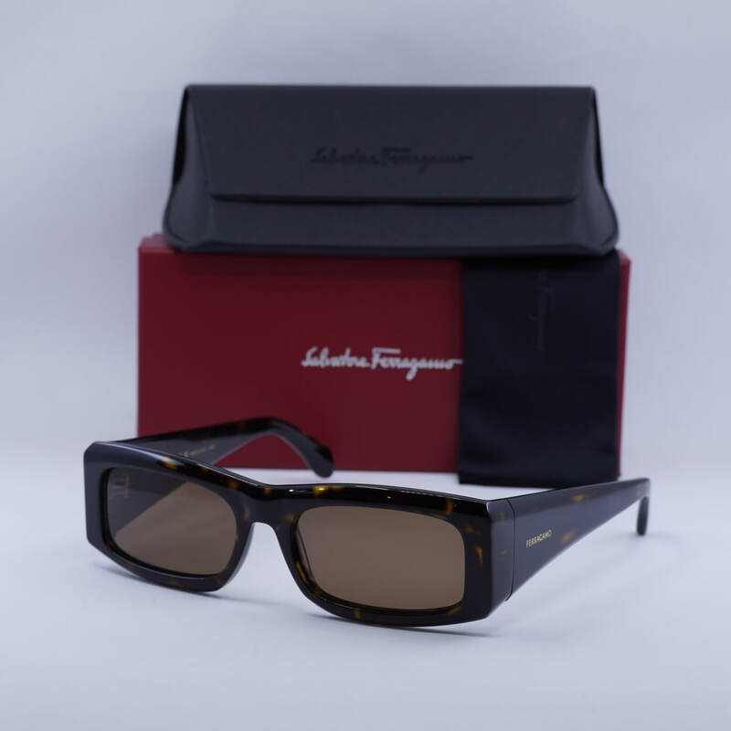 Salvatore Ferragamo SF2012S Rectangle Sunglasses