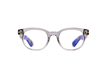 Tom Ford FT5807-B 020 Grey/Clear Blue Light Block 50mm