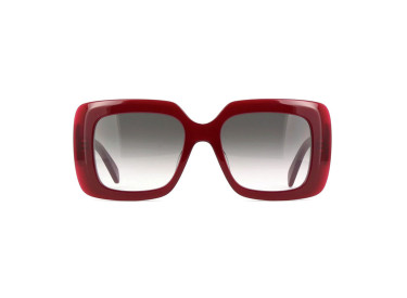 Celine CL40263F 69B Shiny Burgundy/Grey Gradient