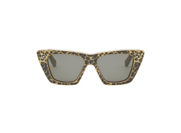 Celine CL40187I 99A Cheetah Print/Smoke