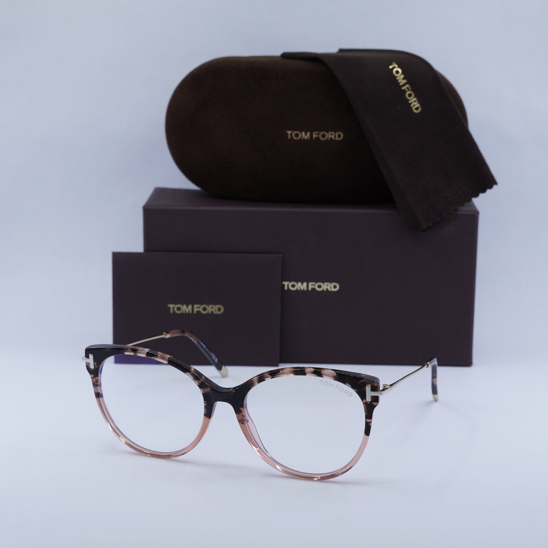 Tom Ford FT5770-B Round Eyeglasses