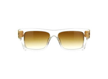 Dita GRANDMASTER-SEVEN-DTS-407-A-02  Crystal Clear - Yellow Gold / Dark Brown to Clear Gradient