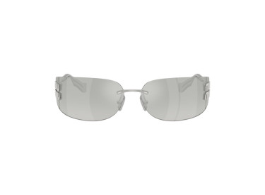 Miu Miu MUA51S 1BC10Y Silver/Grey Mirror Silver Gradient