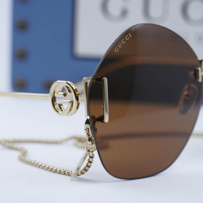Gucci GG1203S Geometric Sunglasses