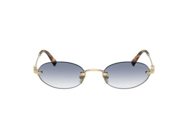 Miu Miu MUA54S ZVN80O Pale Gold/Clear Gradient Light Blue