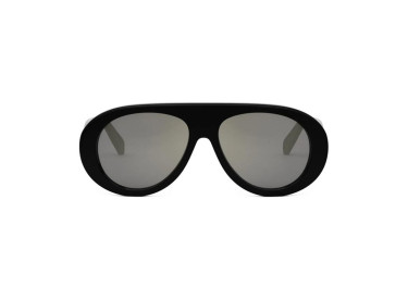 Celine CL40300U APRES SKI CAPSULE 01C Shiny Black/Silver Mirror