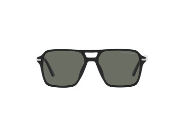 Prada PR20YS 1AB03R Black/Polarized Green