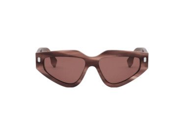Fendi FE40163U 74S Striped Pink/Red