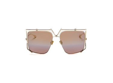 Valentino V-LIGHT VLS-116B Light Gold/Dark Brown Gradient with Gold Flash Mirror AR