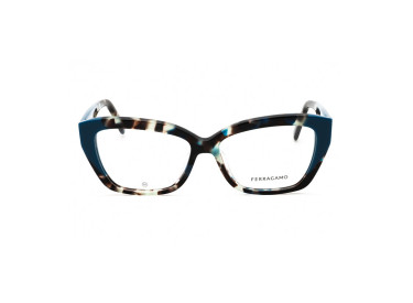 Salvatore Ferragamo SF2938N 414 Blue Havana/Deep Turquoise 53mm