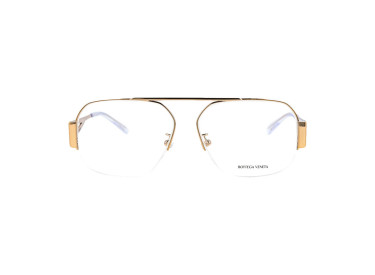 Bottega Veneta BV1067O 001 Rose Gold 56mm