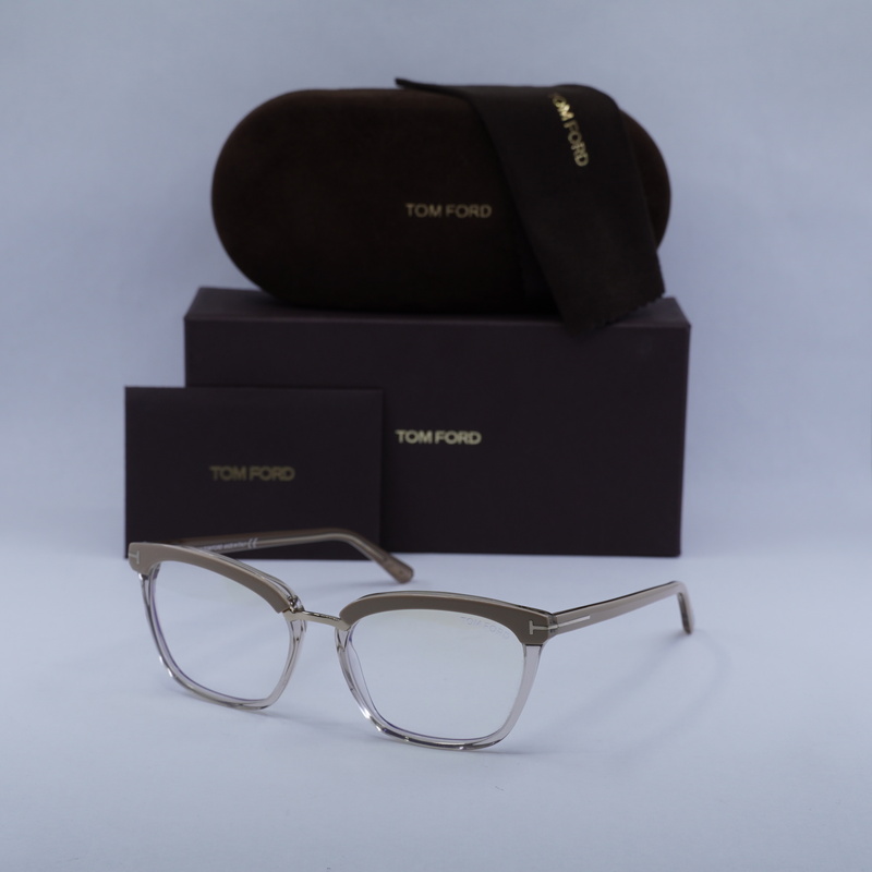 Tom Ford FT5550-B Square Eyeglasses