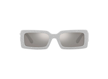 Dolce & Gabbana DG4447B 34186G Light Grey/Light Grey Mirror Silver
