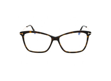 Tom Ford FT5687-F-B 052 Dark Havana/Clear Blue Light Block 56mm