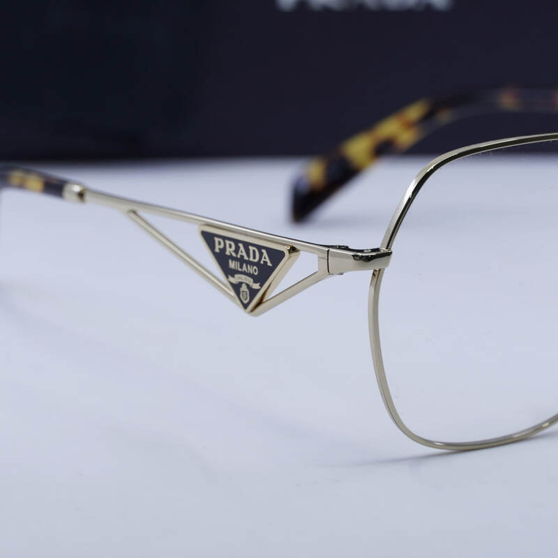 Prada PR59ZV Geometric Eyeglasses