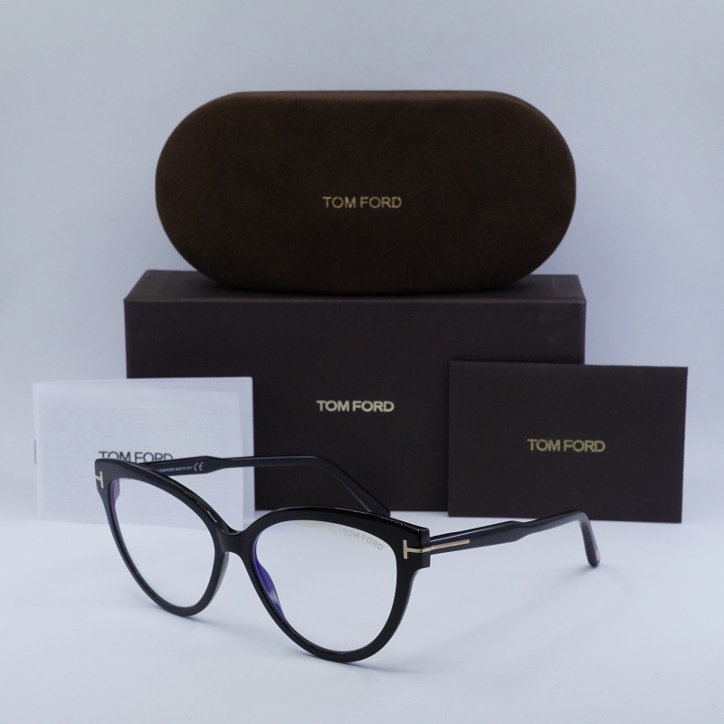 Tom Ford FT5763-B Cat Eye Eyeglasses