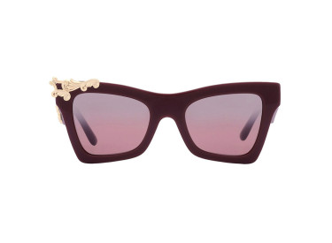 Dolce & Gabbana DG4434 30917E Bordeaux/Pink Mirror Silver Gradient