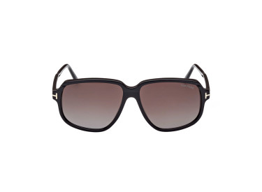 Tom Ford FT1024 01B Shiny Black/Gradient Smoke