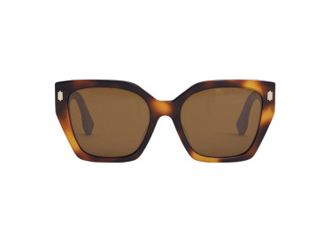 Fendi FE40070I 53H Shiny Havana/Brown Polarized