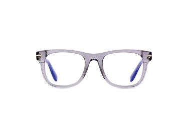 Tom Ford FT5820-B 020 Transparent Grey/Clear Blue Light Block 50mm