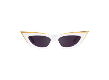 Valentino V-GOLDCUT-I VLS-113D White/Yellow Gold/Dark Grey AR