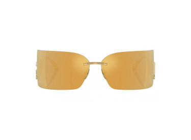 Dolce & Gabbana DG2319 02/5A Gold/Brown with Gold Mirror