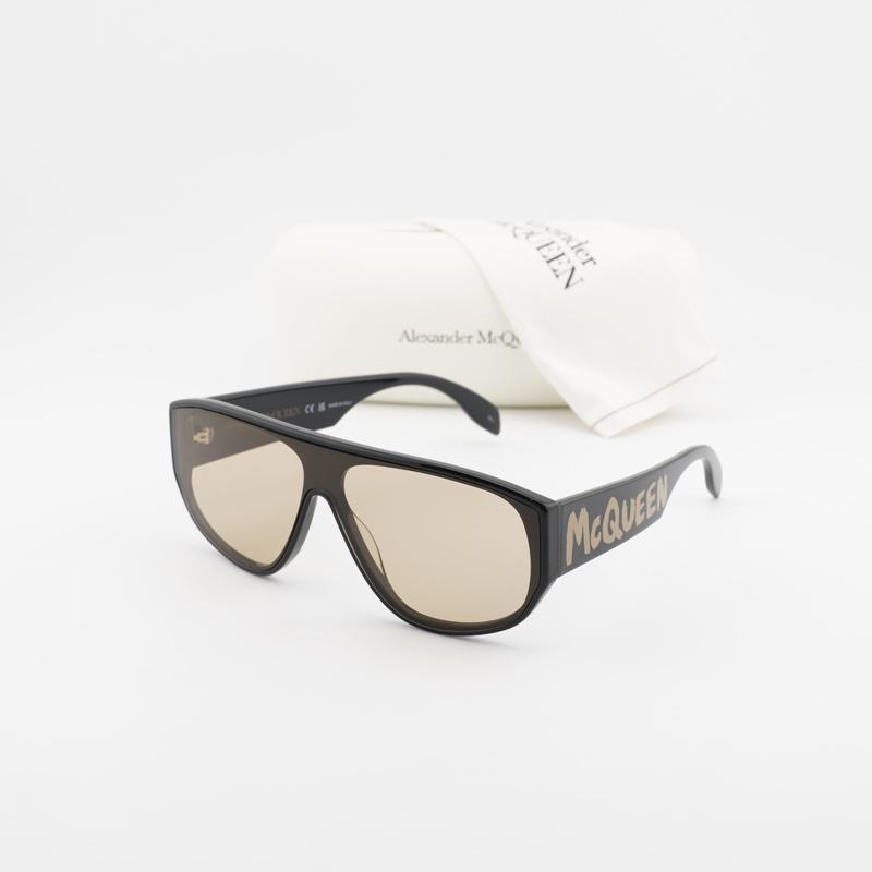 Alexander McQueen AM0386S Shield Sunglasses