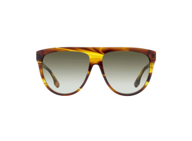 Victoria Beckham VB680S 230 Striped Brown/Smoke Gradient