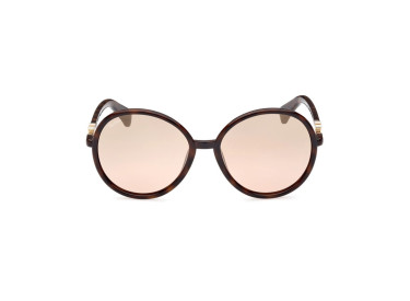 Max Mara MM0065 52G Dark Havana/Brown Mirror