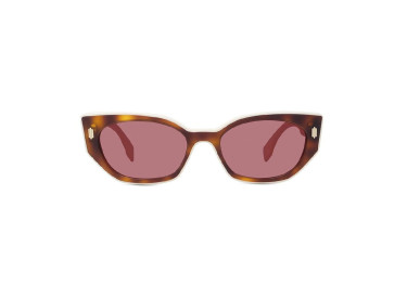 Fendi FE40018I 53S White/Havana/Pink