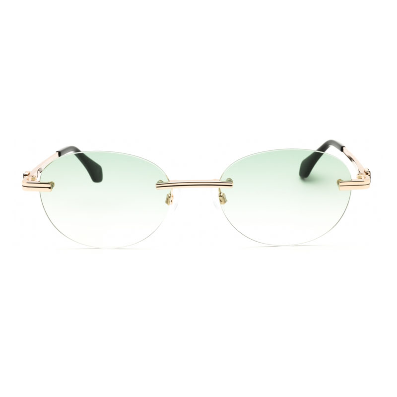 Palm Angels PERI10HCRYSTAL Oval Sunglasses