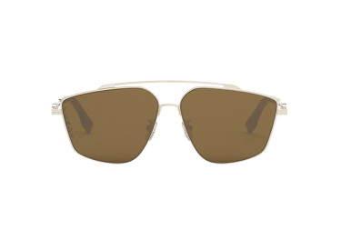 Fendi FE40079U 32E White Gold/Brown