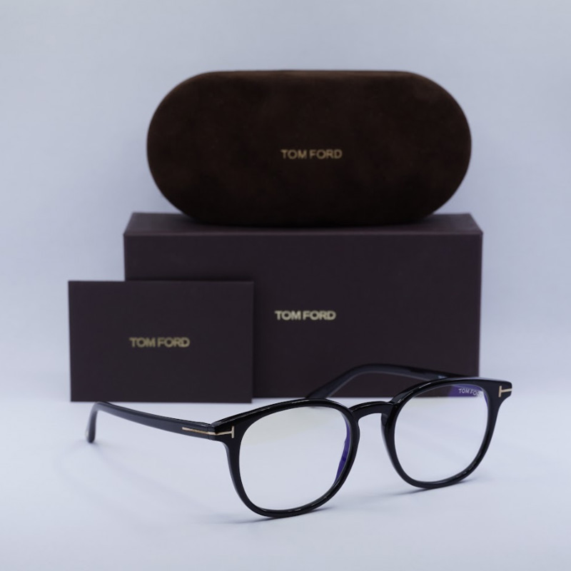 Tom Ford FT5819-B Round Eyeglasses