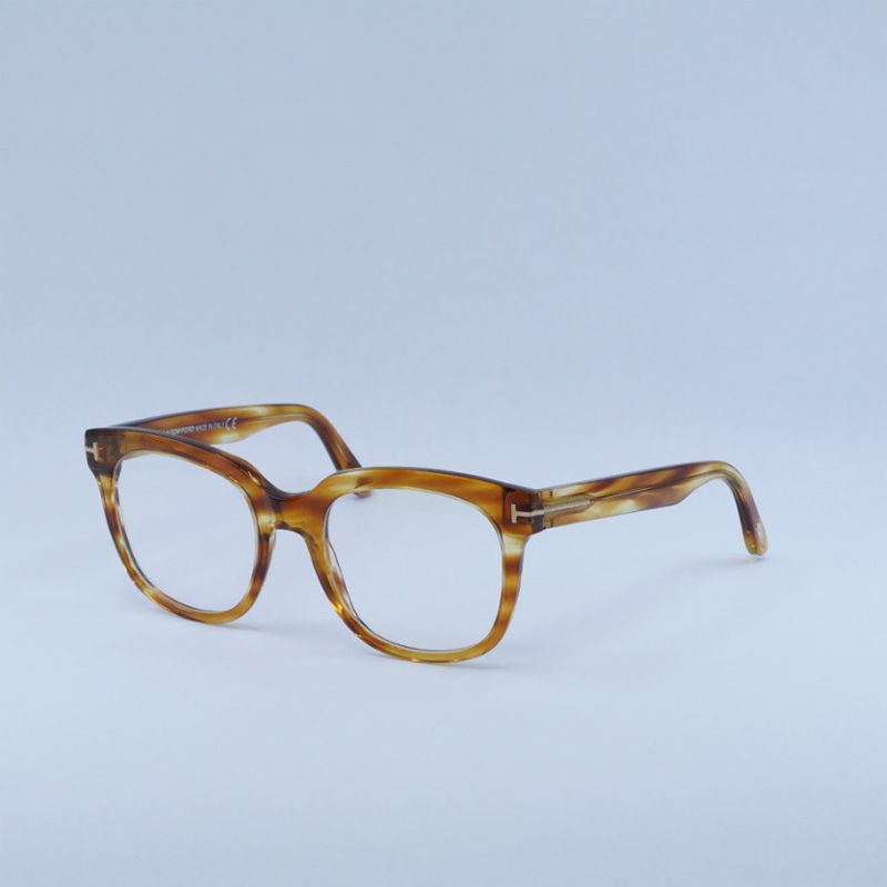 Tom Ford FT5537-B Square Eyeglasses