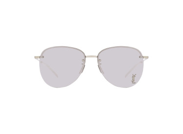 Saint Laurent SL328/KM 002 Silver/Silver Mirror
