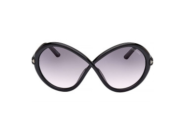 Tom Ford FT1070 01B Shiny Black/Gradient Smoke