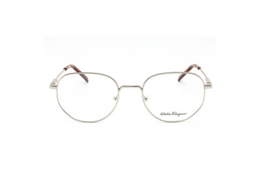 Salvatore Ferragamo SF2215 041 Shiny Silver 52mm