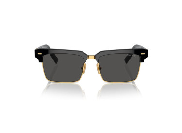 Miu Miu MU10ZS 1AB5S0 Black/Gold/Dark Grey