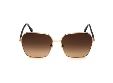 Tom Ford FT0839 52F Rose Gold/Dark Havana/Brown Gradient