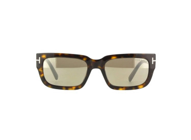 Tom Ford FT1075 52L Dark Havana/Roviex Mirror