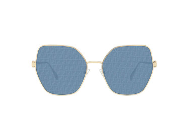Fendi FE40033U 10X Gold/Blue with Sky Micro FF Pattern